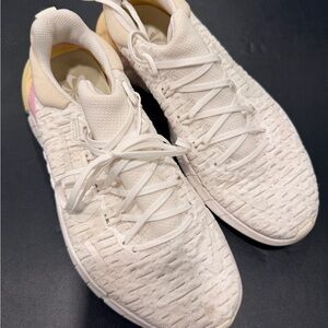 White Nike Free 5.0 Sneakers